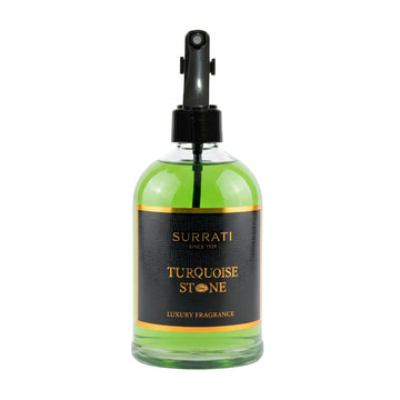 Surrati Turquoise Stone 500ml Room & Fabric Freshener - Fresh Aquatic Luxury Fragrance Spray
