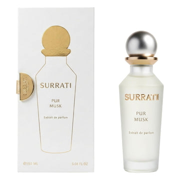 Surrati Pur Musk 150ml Extrait de Parfum for Men & Women - Clean White Floral Musk Perfume