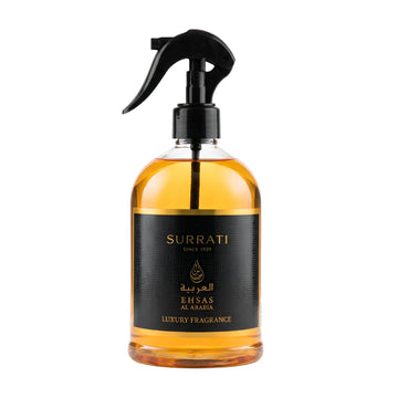 Surrati Ehsas Al Arabia 500ml Room & Fabric Freshener - Oud Vanilla Luxury Fragrance Spray
