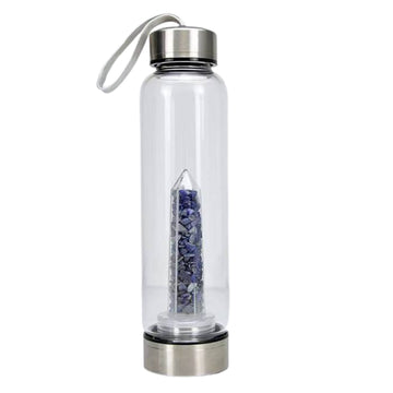Lapis Lazuli Tower Crystal Water Bottle 450ml