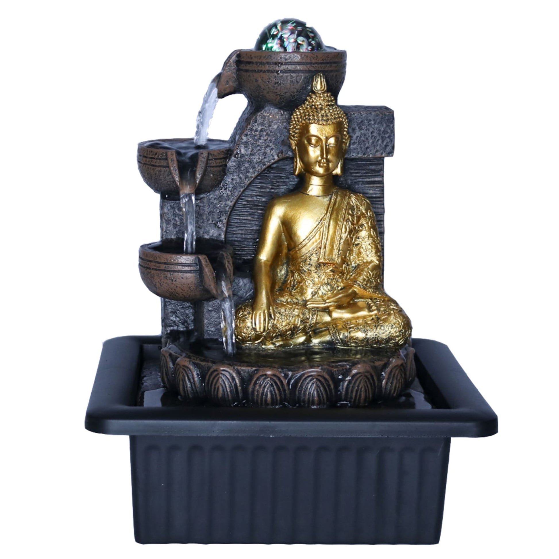 Buddha Enlightenment Indoor Fountain LED