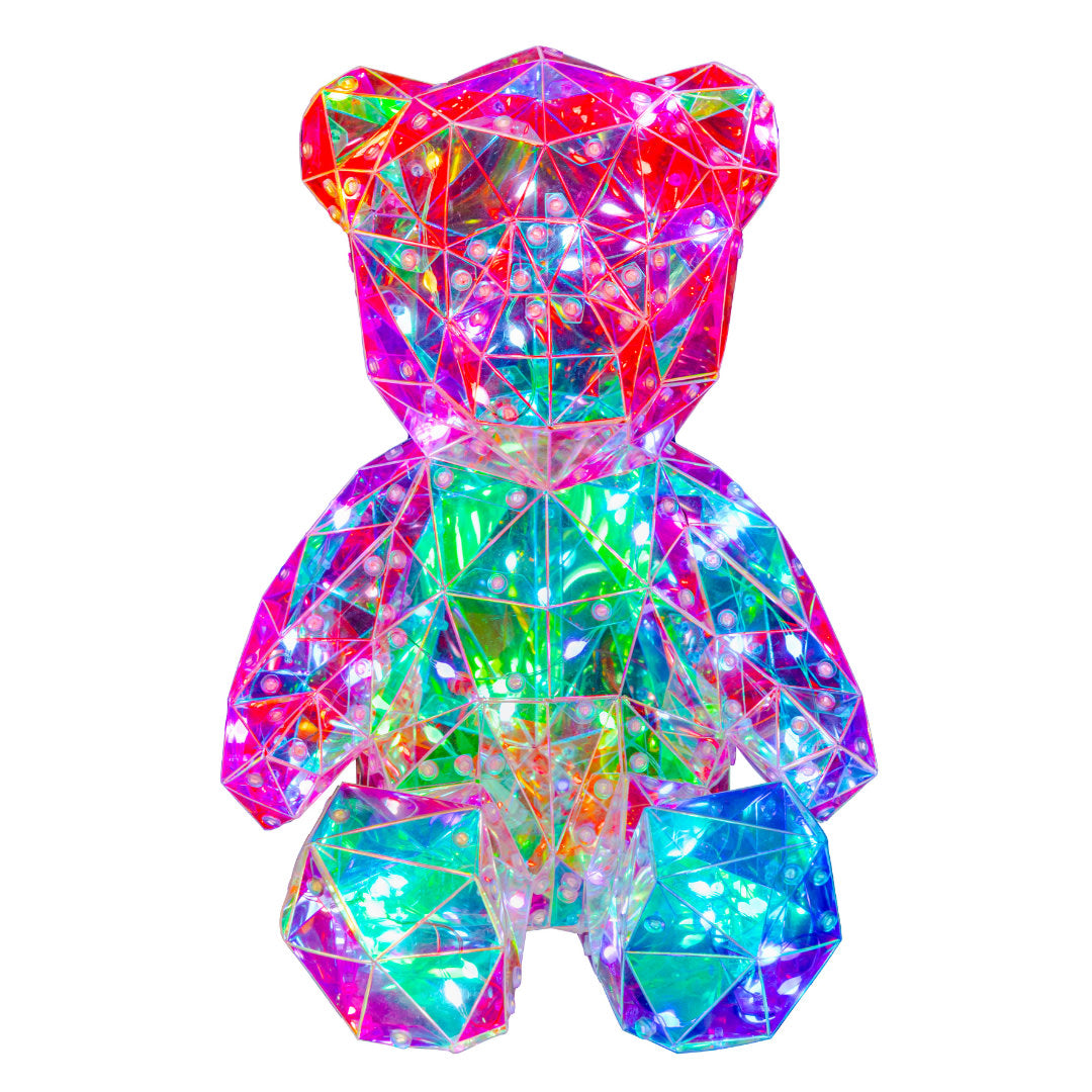 Sparkle Bear - Holographic Interactive LED Light