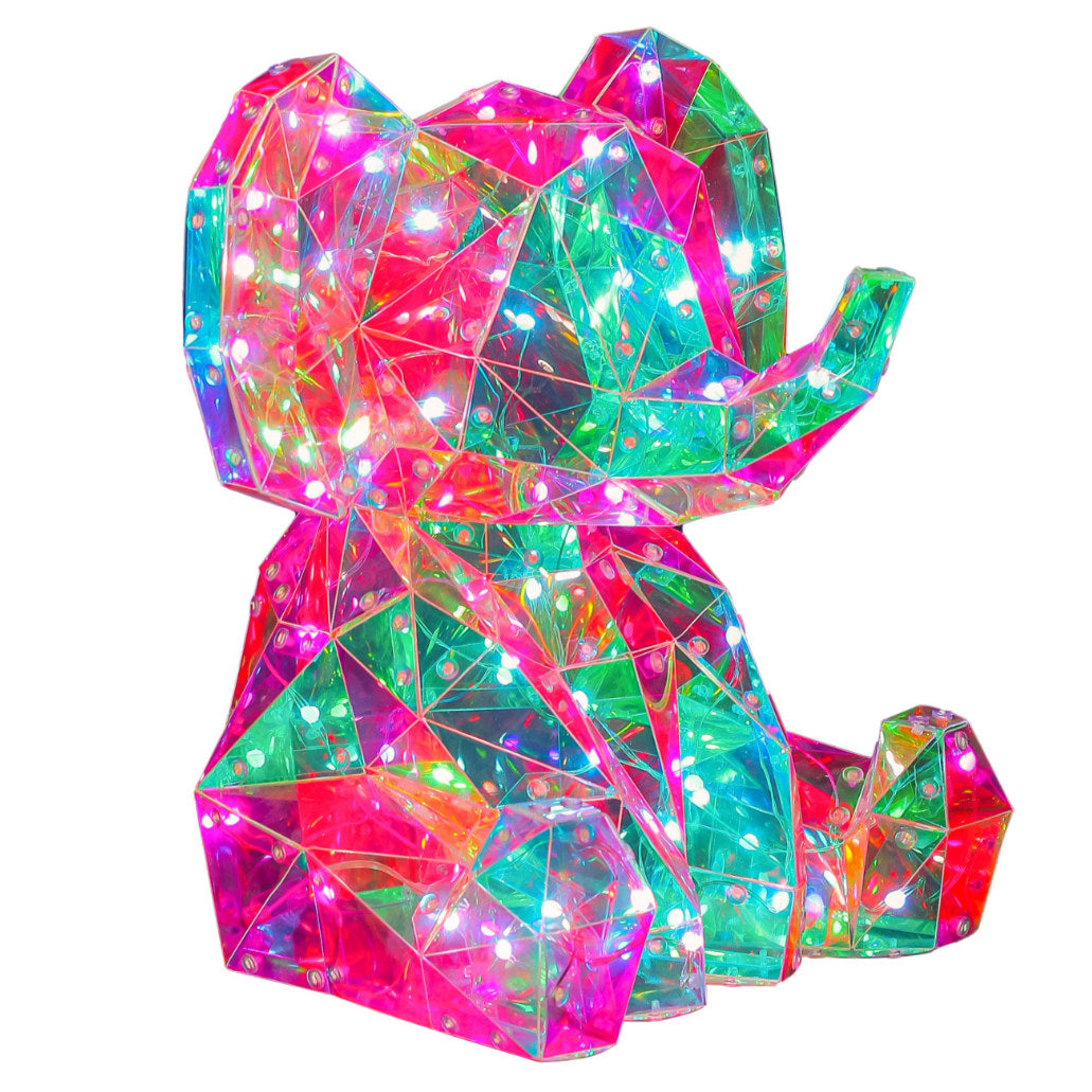 Cosmic Elephant - Holographic Interactive LED Light