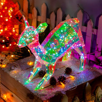 Elara The Deer - Holographic Interactive LED Light