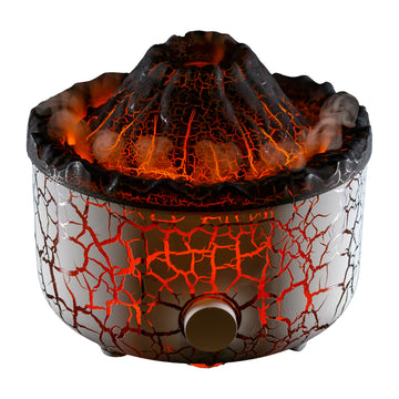 White Crackle Pacaya Volcano Ultrasonic Diffuser