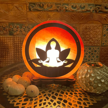 Himalayan Salt Round Lamp Meditation Zen 4-5KG