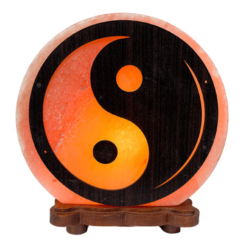 Himalayan Salt Round Lamp Zen Yin Yang 4-5KG