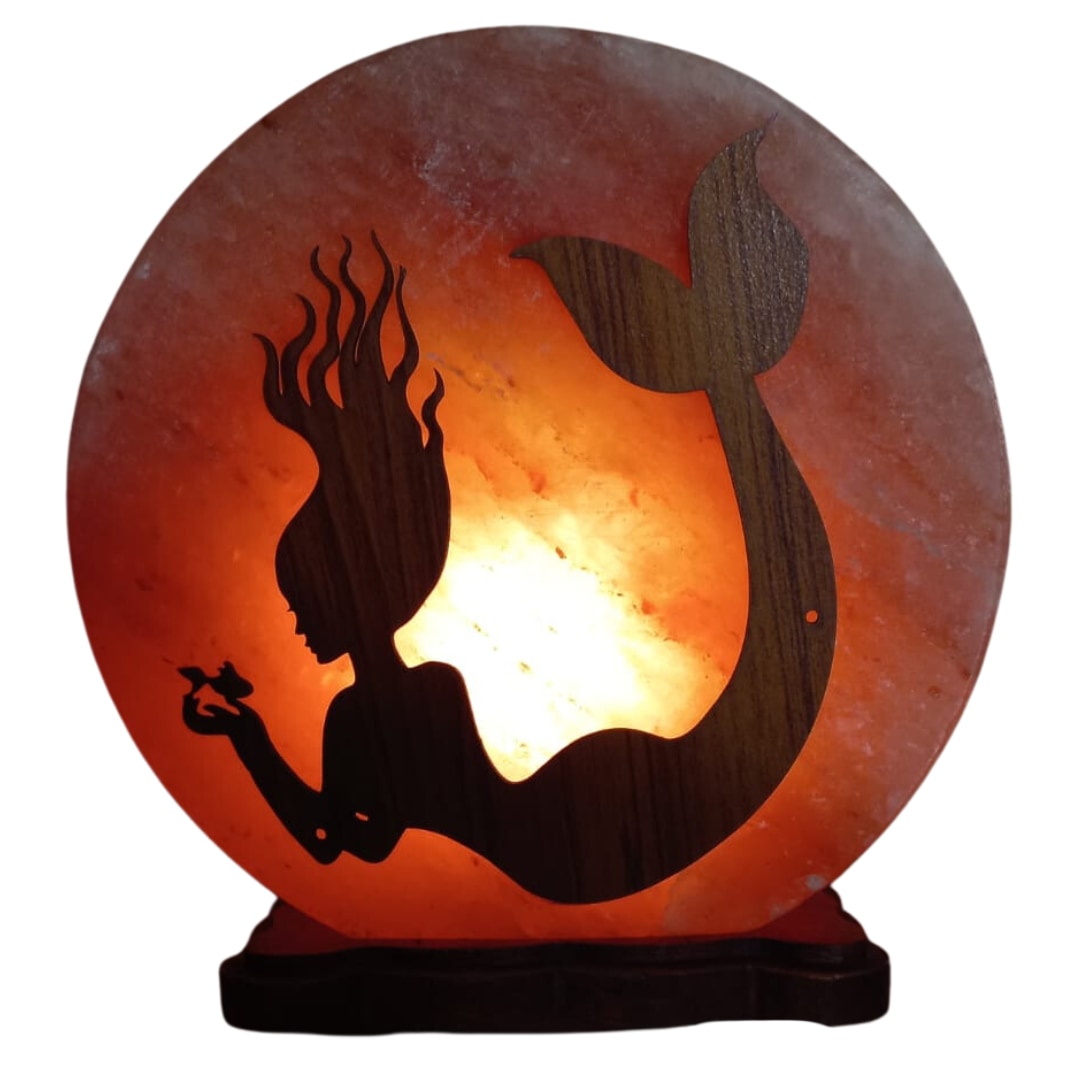 5kg Mermaid with Fish Salt Lamp
