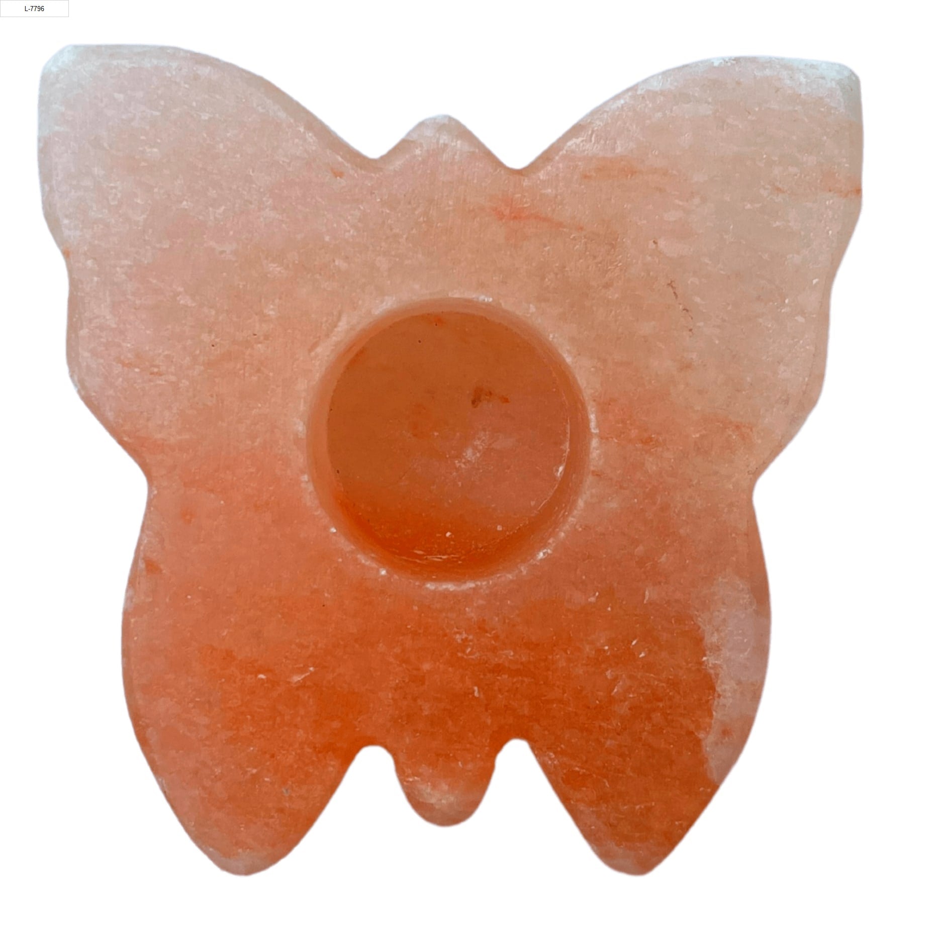 Himalayan Pink Salt Butterfly Shape Tea Light Holder