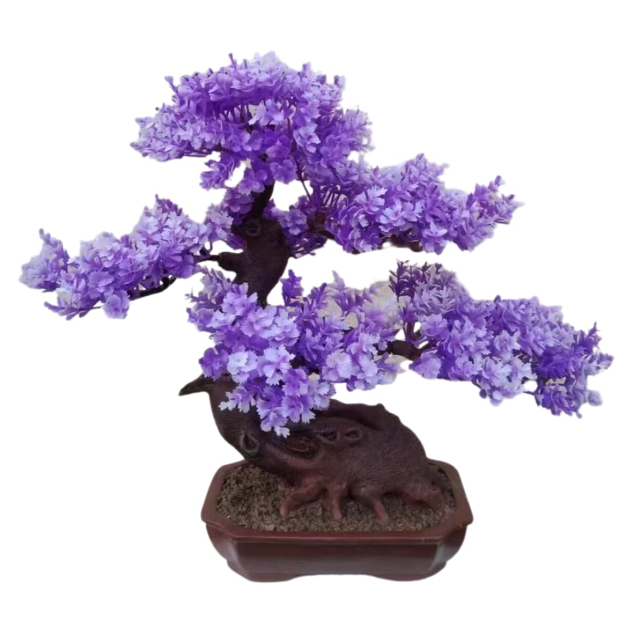 32x28cm Dark Purple Miniature Bonsai Tree Pot