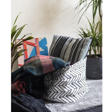 33cm Geometric Collapsible Storage Basket