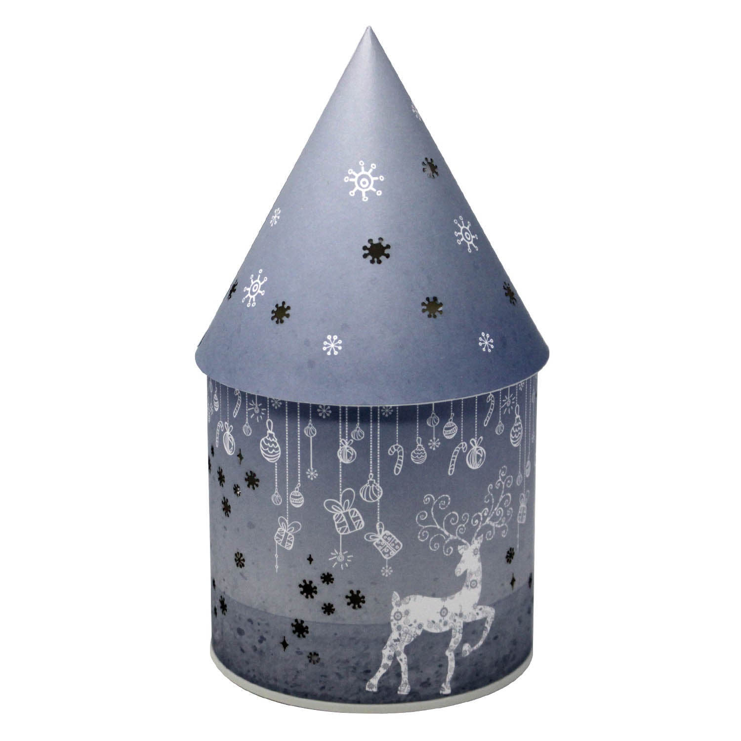 LED Light Up House 2 Assorted 21cm - GREY