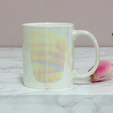 12oz Iridescent Pearl Straight Sided Mug
