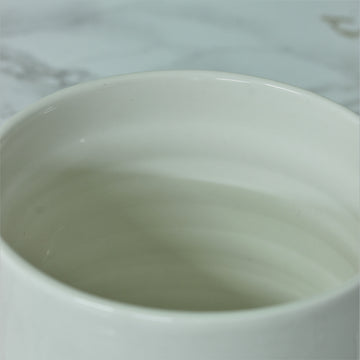 16oz Large Minimalist White Porcelain Mug