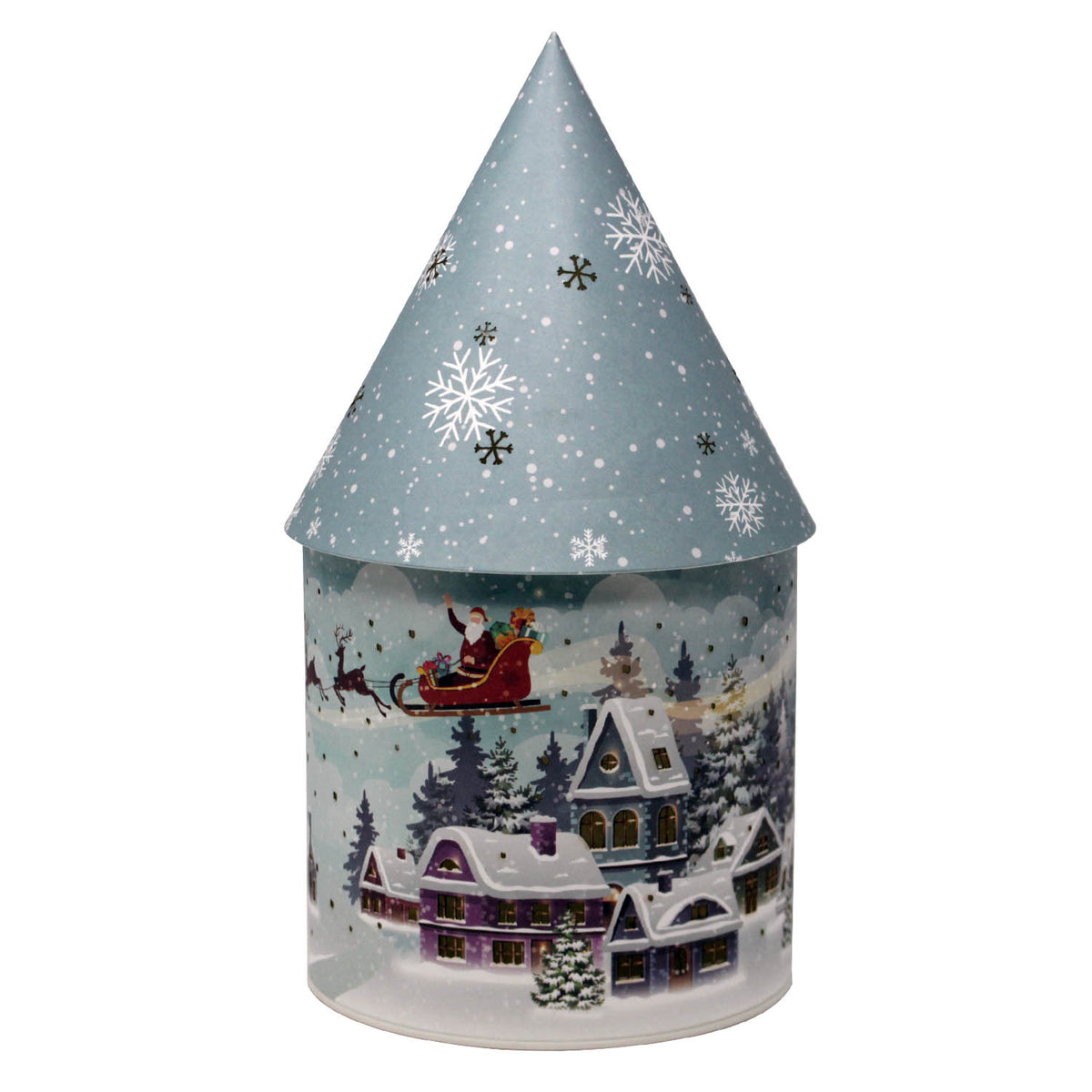 LED Light Up House 27.5cm - SLEIGH