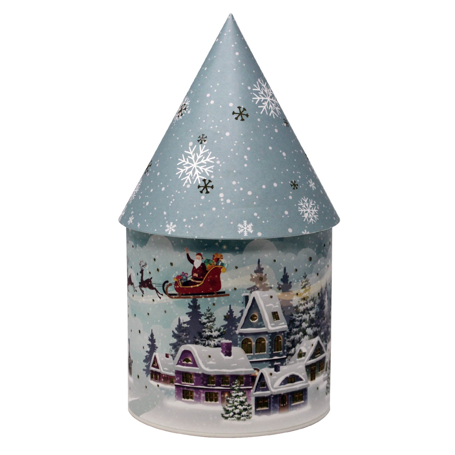 LED Light Up House 27.5cm - SLEIGH