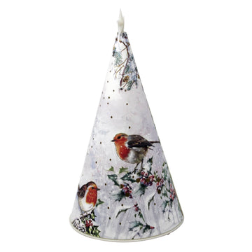 LED Cone Christmas Trees 21cm - ROBIN
