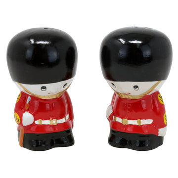 Ceramic Guardsman Salt & Pepper Cruet Sets
