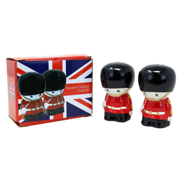 Ceramic Guardsman Salt & Pepper Cruet Sets