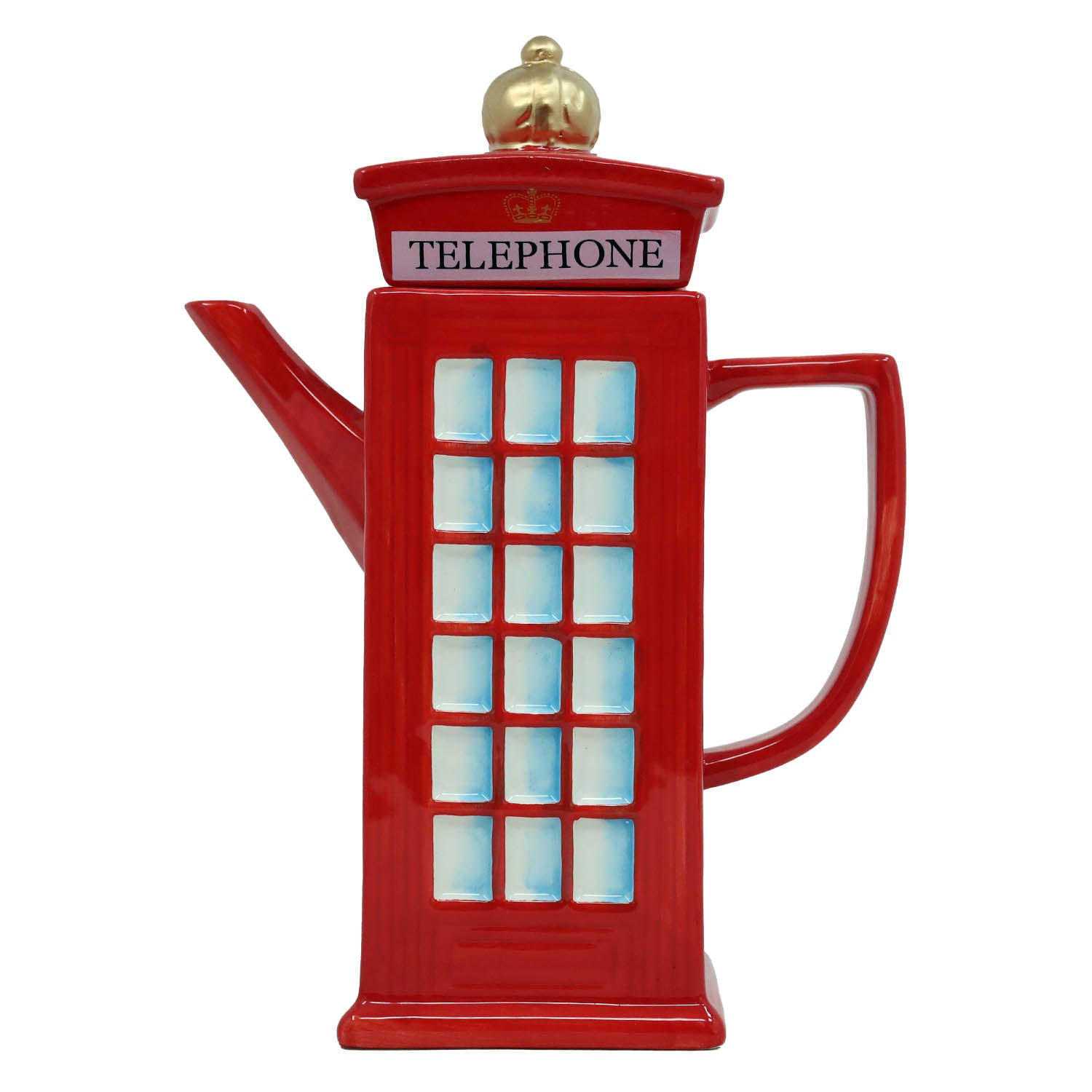 550ml Telephone Box  Ceramic Teapot