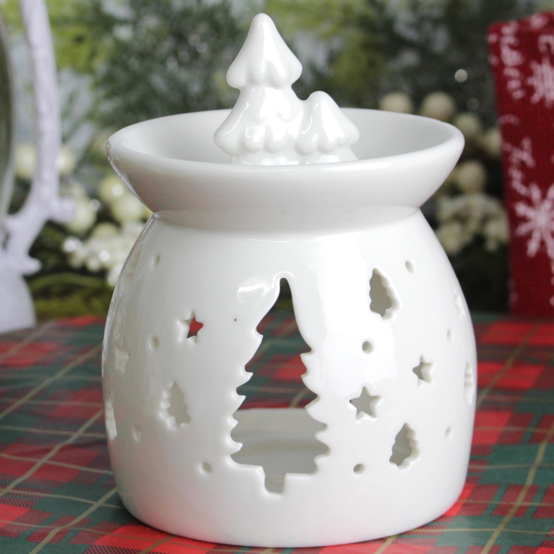 Christmas Tree Frosted Forest Oil Burner