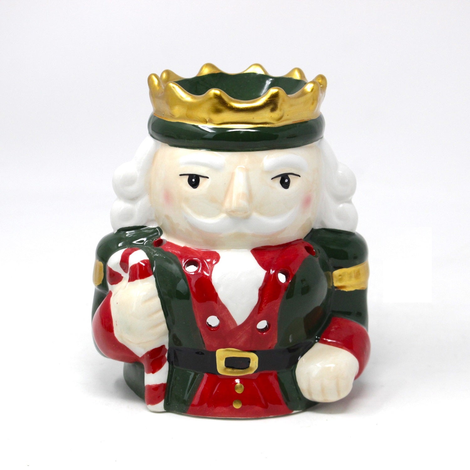 Christmas Nutcracker Oil Burner Green