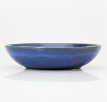 4pcs Blue Reactive Stoneware Pasta Bowl