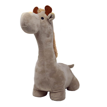 Giraffe Fabric Door Stop - Grey