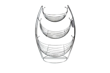 Apollo 2 Tier Chrome Wire Basket