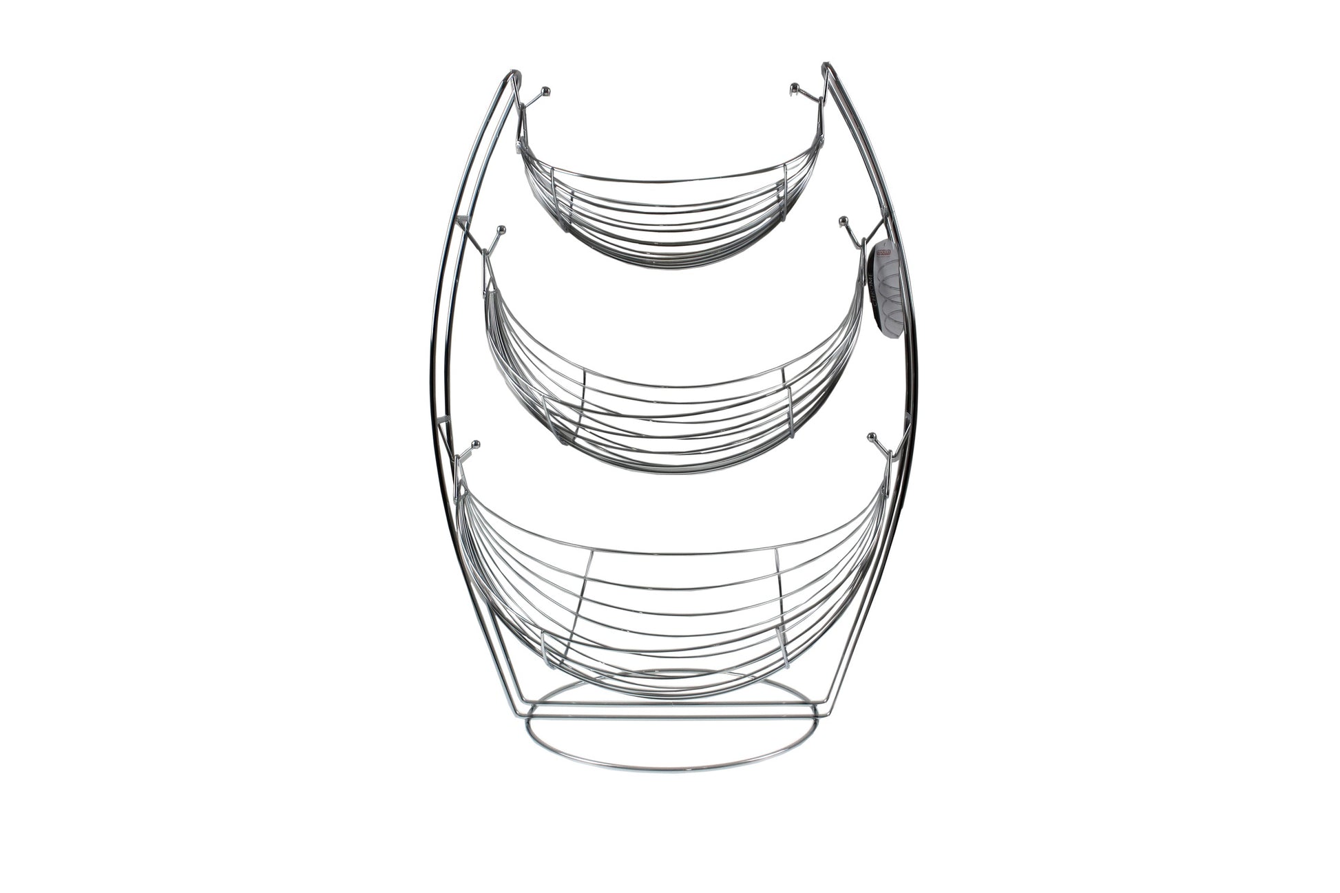 Apollo 3 Tier Chrome Wire Basket