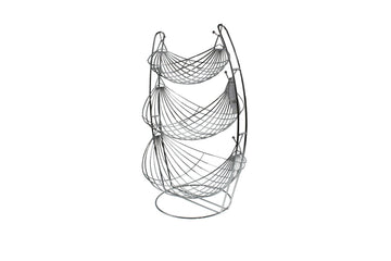 Apollo 3 Tier Chrome Wire Basket