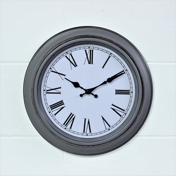 Vintage Chic Grey Wall Clock