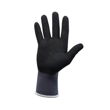 6Pcs Medium Black  Cut Resistant Nitrile Flexi Grip Work Glove