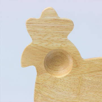 5Pcs Chicken Shaped Breakfast Board With Egg Holder