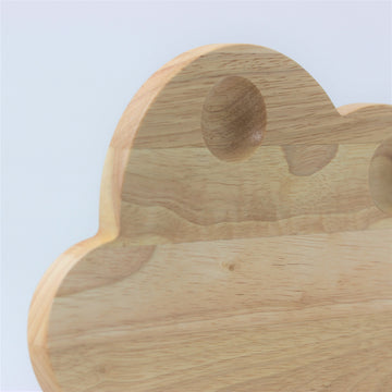 Cloud Shaped Breakfast Board with Egg Holder
