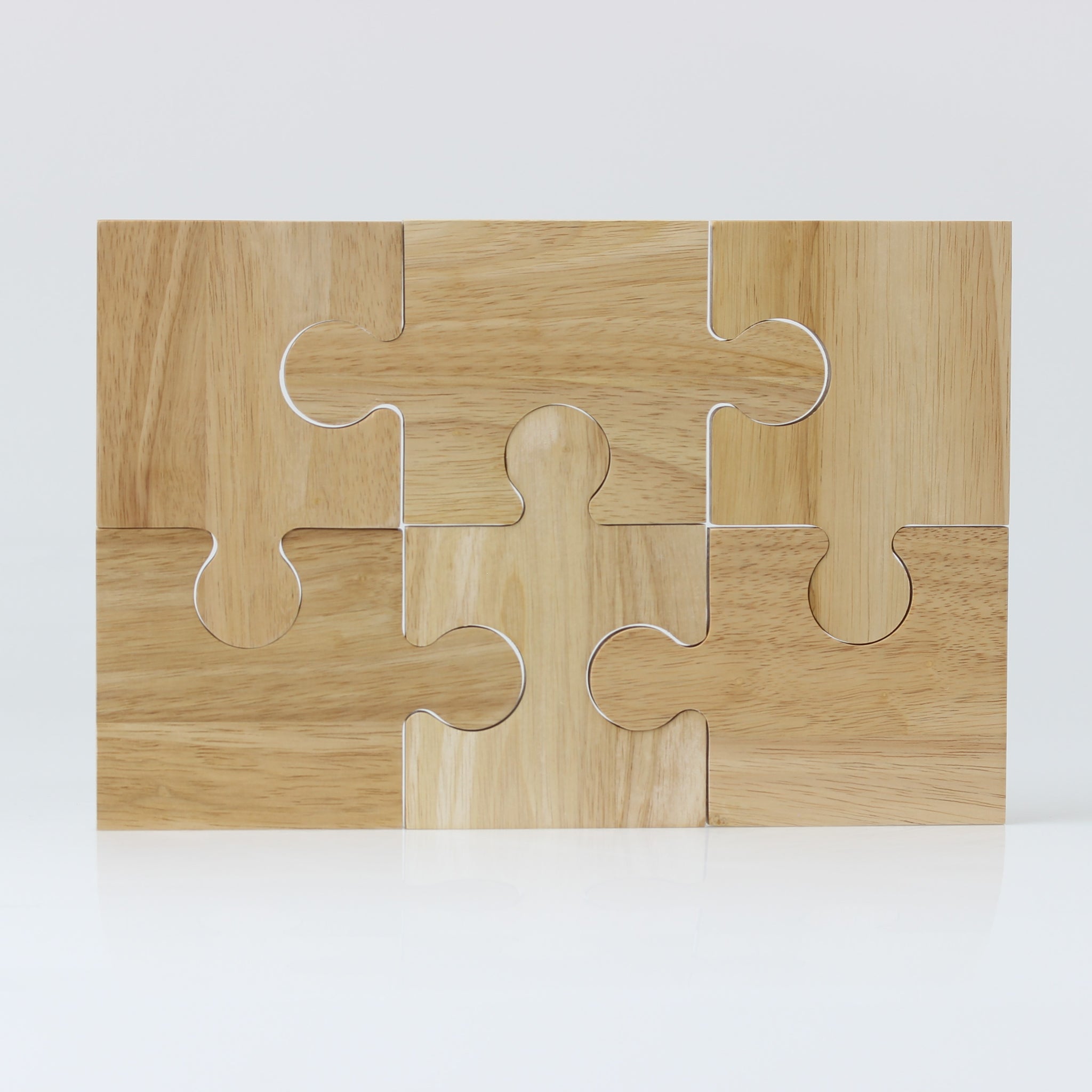 Set Of 6 Jigsaw Puzzle Coasters