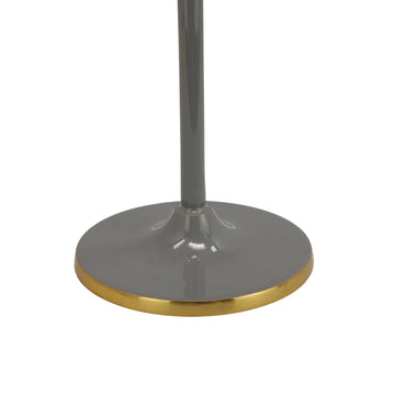 Aluminium Grey Large Dinner Candle Holder