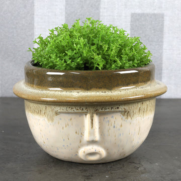 Small Face Planter Stoneware