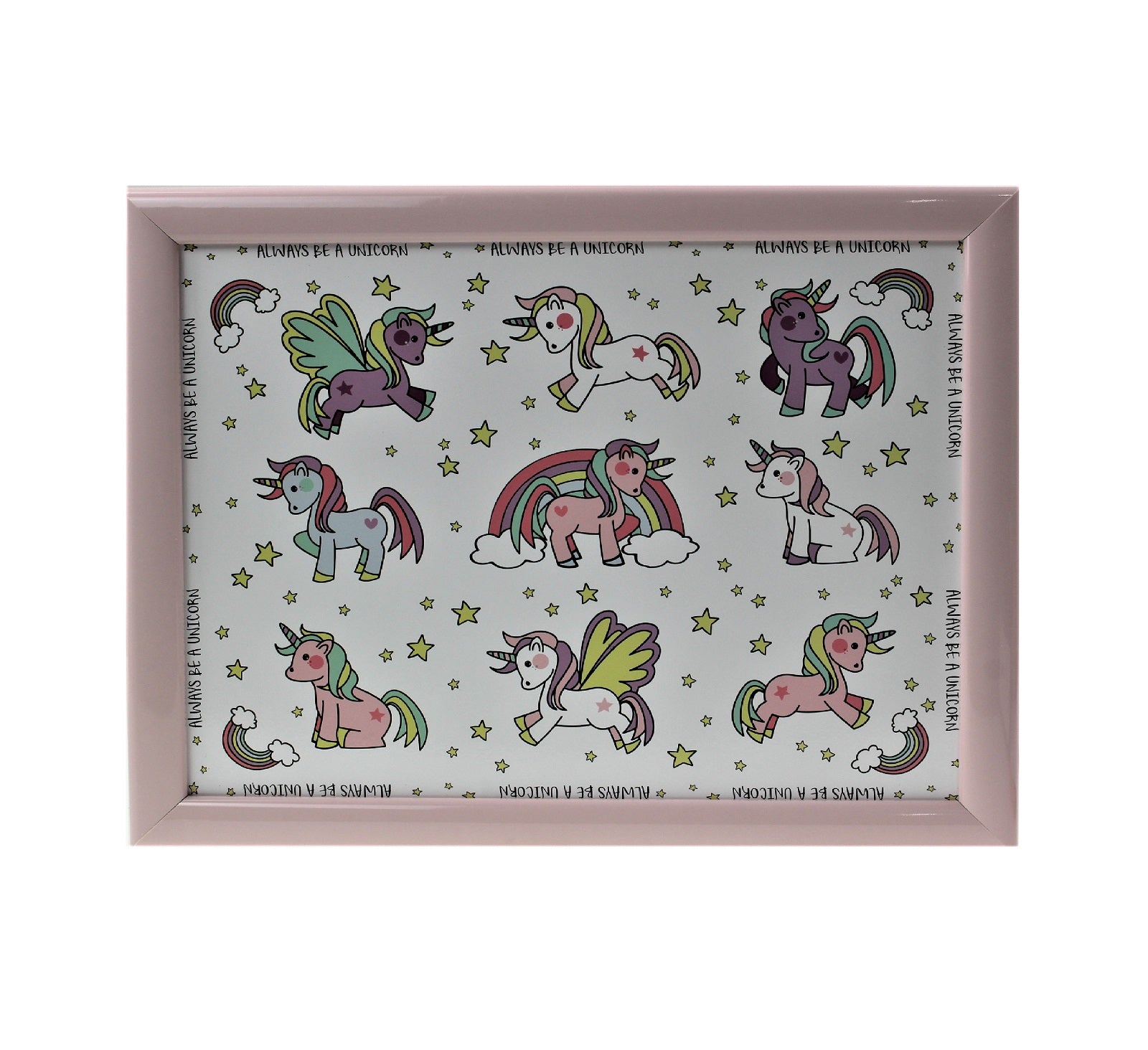 Pink Laptray for Kids - Unicorn