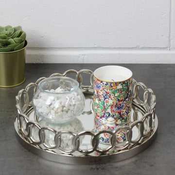 Mirror Candle Plate