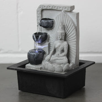 Three Steps LED Buddha Fountain Ornament