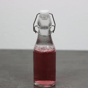270ml Transparent Glass Storage Bottle with Airtight Lid