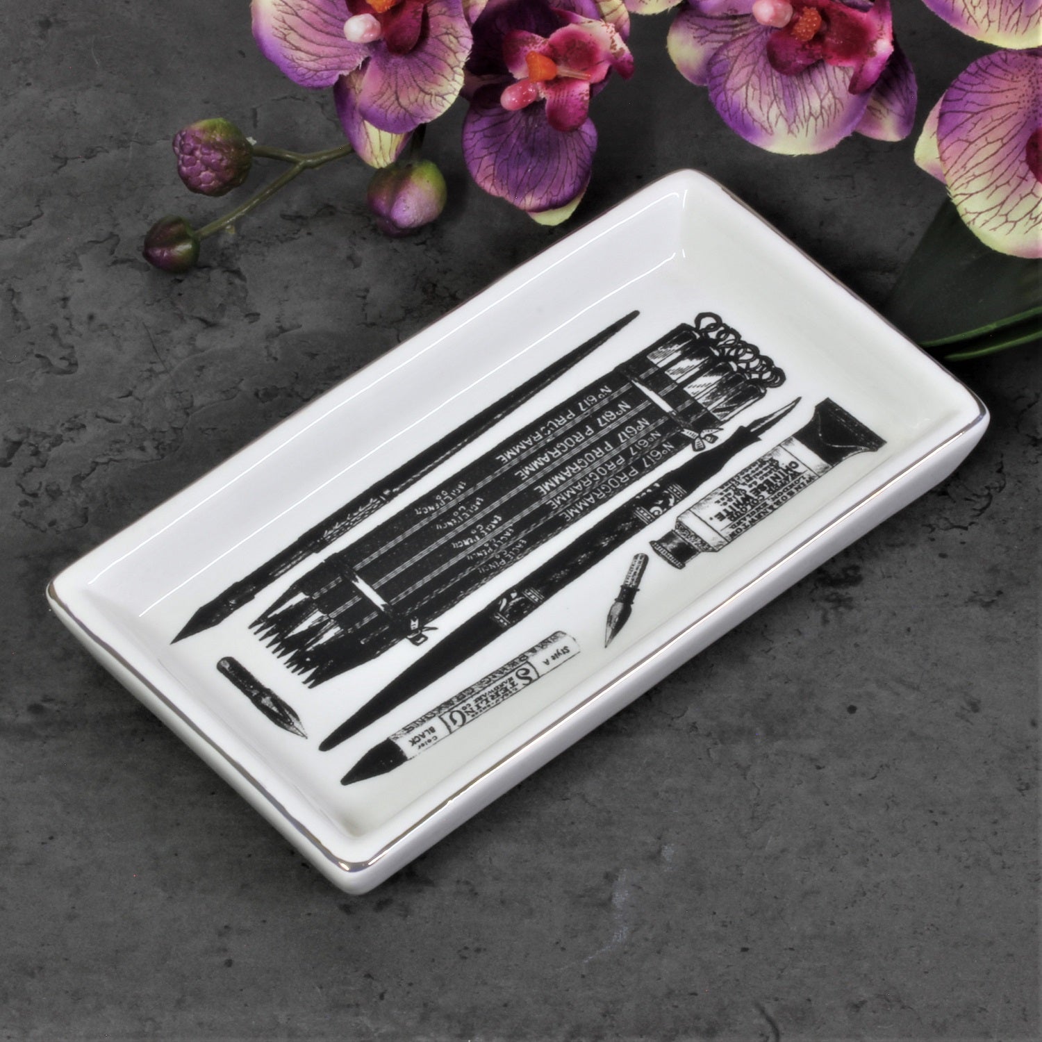 Pens Stationary Trinket Dish