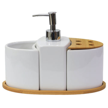 4pc Dolomite Bathroom Set