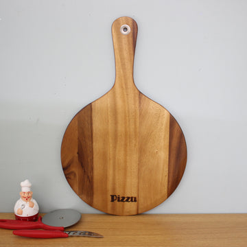 30cm Round Wooden Pizza Board