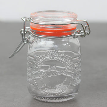 3pcs 70ml Basic Glass Spice Clip Top Jar