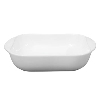 Vivo 27cm White Square Stoneware Baking Dish