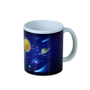 320ml Ceramic Thermal Reactive Solar System Design Mug