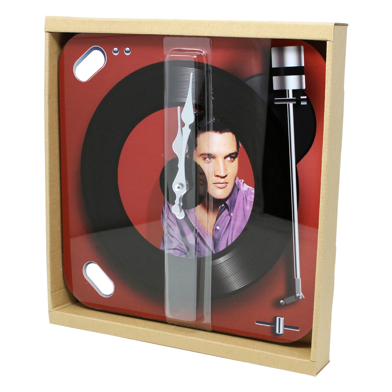 Hometime Collection Record Player Elvis Wall Clock 30cm