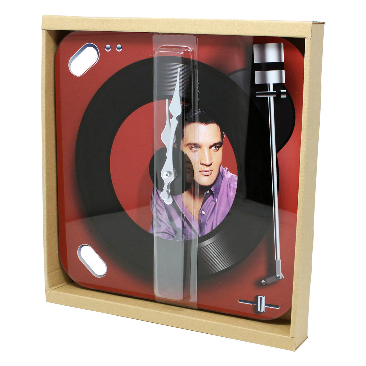 Hometime Collection Record Player Elvis Wall Clock 30cm